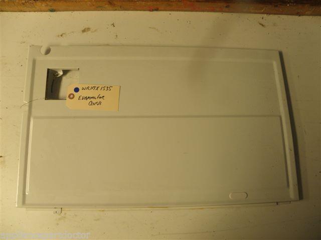 GE REFRIGERATOR WR17X1535 EVAP COVER USED PART ASSEMBLY FREE SHIPPING GE REFRIGERATOR WR17X1535 EVAP COVER USED PART ASSEMBLY FREE SHIPPING
